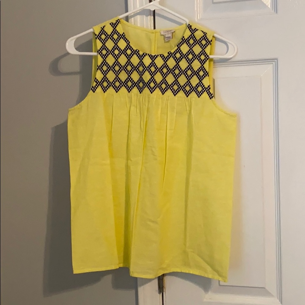J.Crew yellow tank top